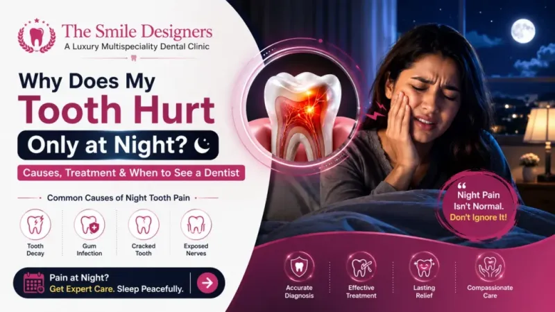 Why Does My Tooth Hurt Only at Night? Causes, Treatment & When to See a Dentist
